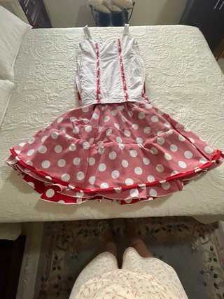 Vestido Sevillanas Lunares Talla 40