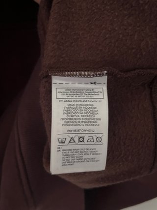 Sudadera Adidas Talla XL Marrón Logo Trefoil
