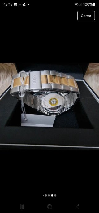 Reloj Boss Hugo Boss Azul y Dorado