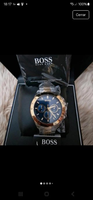 Reloj Boss Hugo Boss Azul y Dorado