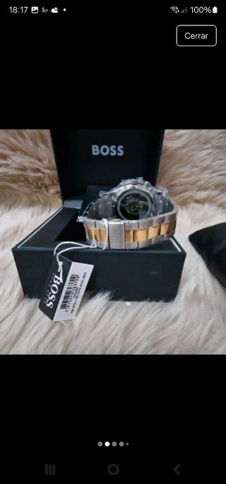 Reloj Boss Hugo Boss Azul y Dorado