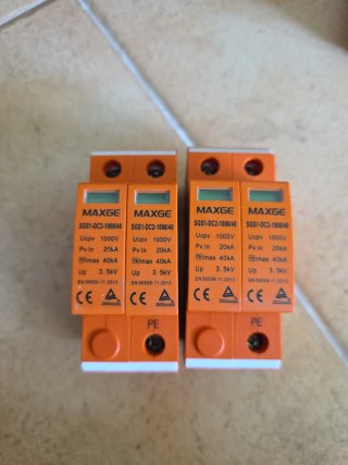 4 Protectores Sobretensiones Fotovoltaica MAXGE 10