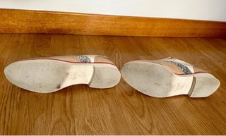 Zapatos Cosmoparis Beige y Plateados con Cordones