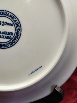 Plato Sargadelos Edición Limitada 182/2000