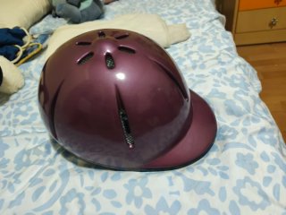 Casco Hípica Juvenil Morado