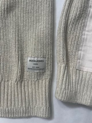 Jack & Jones Jersey Punto Beige Talla M