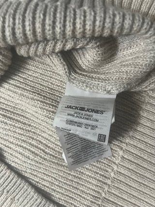 Jack & Jones Jersey Punto Beige Talla M