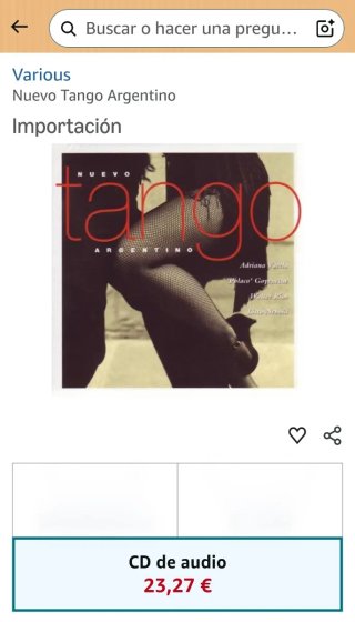 CD Varios Artistas - Nuevo Tango Argentino.