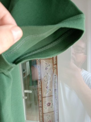 Polo Tommy Jeans verde talla M