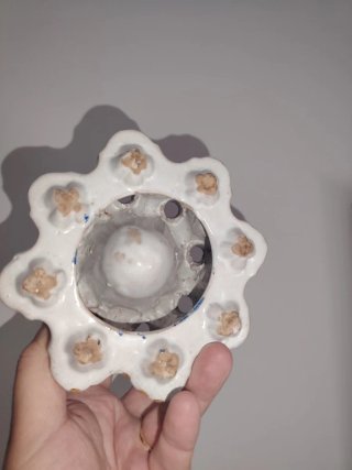 Tintero cerámica, manises.