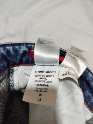 Bermudas Tommy Jeans Hombre Talla M