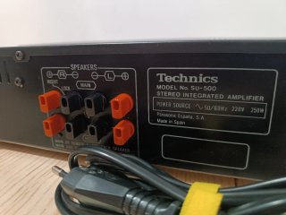Technics SU-500 Amplificador Stereo Negro