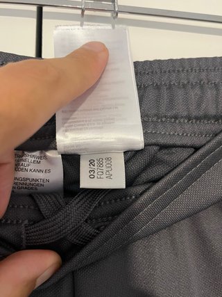 Chándal Real Madrid Talla L Adidas Gris/Rosa