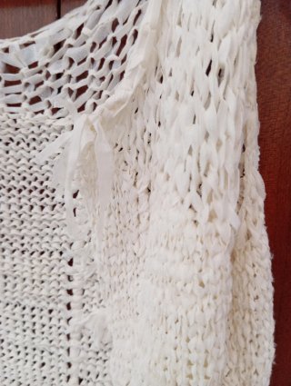 Chaleco calado estilo bohemio