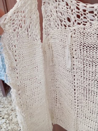 Chaleco calado estilo bohemio