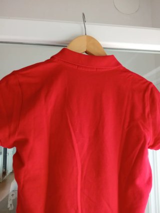 Polo Ralph Lauren Mujer Rojo Talla M Slim Fit