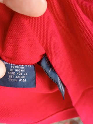 Polo Ralph Lauren Mujer Rojo Talla M Slim Fit