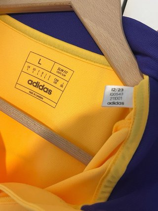 Chándal Real Madrid Adidas Amarillo/Morado Talla L