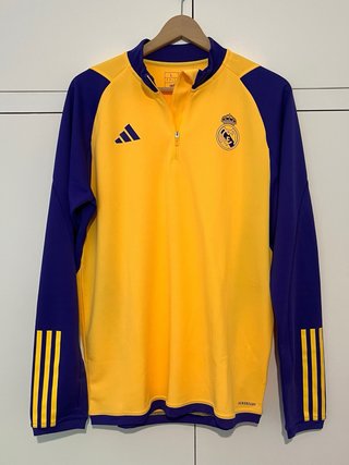 Chándal Real Madrid Adidas Amarillo/Morado Talla L