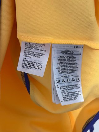 Chándal Real Madrid Adidas Amarillo/Morado Talla L