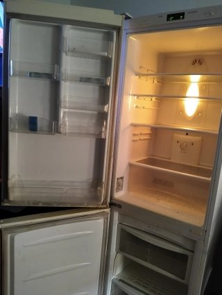 Nevera Combi LG Blanca