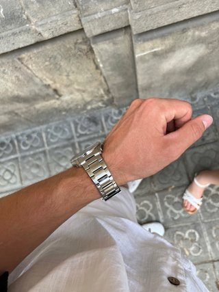 Reloj Casio Edifice Negro y Plateado