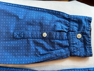 Camisa Tommy Hilfiger Azul Estampada Hombre