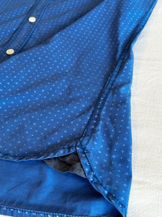 Camisa Tommy Hilfiger Azul Estampada Hombre