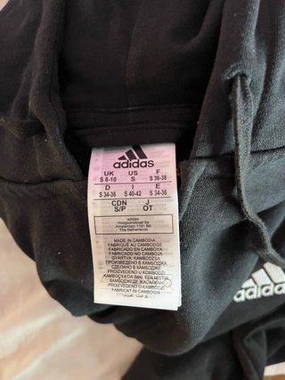 Chaqueta Adidas Negra con Rayas Blancas