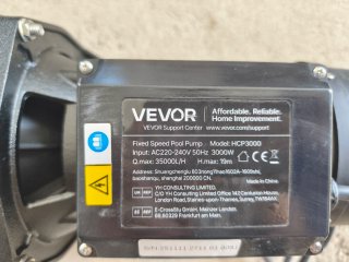 Bomba depuradora piscina VEVOR 3000W
