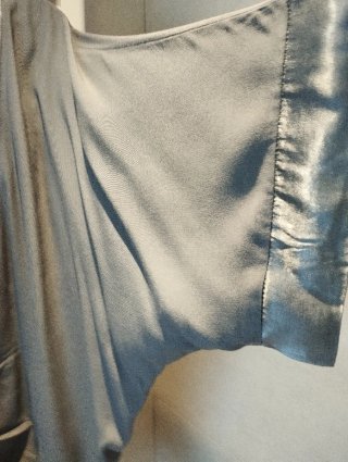 Chaqueta-Blusa de viscosa gris