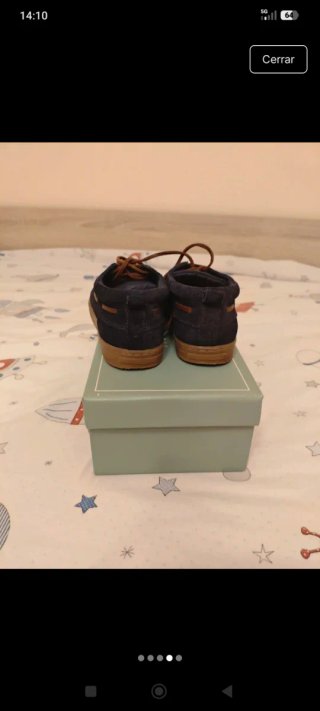 Náuticos niño azul marino número 33