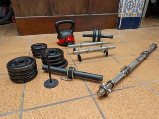 Kit Fitness: Mancuernas, Pesas y Kettlebell