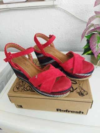 Sandalias Refresh Rojas Talla 39