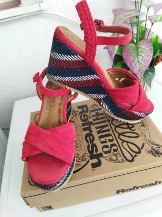 Sandalias Refresh Rojas Talla 39