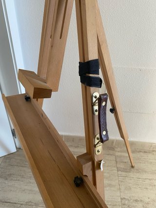 Caballete de pintor de madera