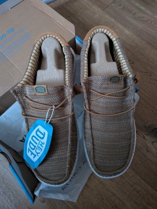 Scarpe HeyDude Beige/Marrone Taglia 45