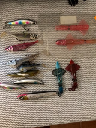 Lote señuelos pesca variados