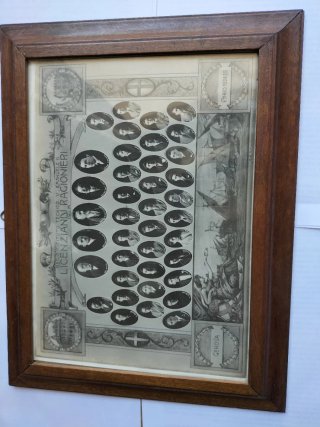 Foto antica Licenziandi Ragionieri Genova 1924-25