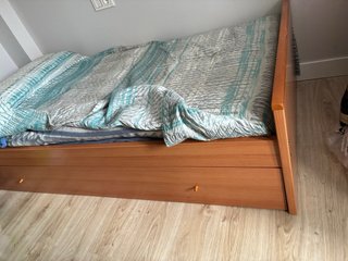 Estructura Cama 190x90 Madera Se regala colchon.