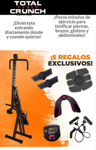 Total Power Crunch Gimnasio en Casa