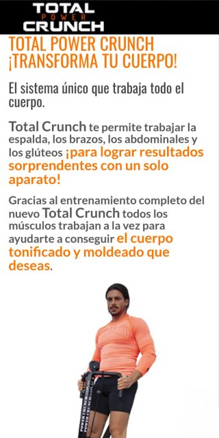 Total Power Crunch Gimnasio en Casa