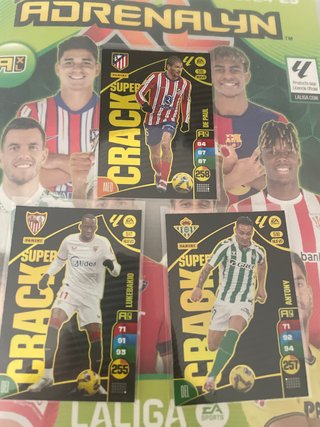 Nuevos Supercracks Adrenalyn 24/25