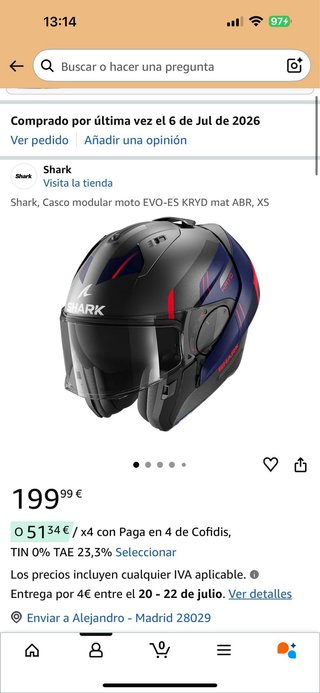 Casco Modular Shark Nuevo
