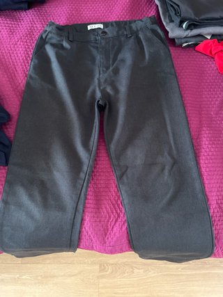 Pantalones de uniforme grises colegio los nogales