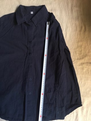 Camisa azul oscuro talla XS