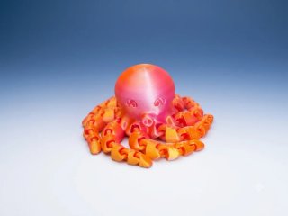 Pulpo articulado filamento bicolor