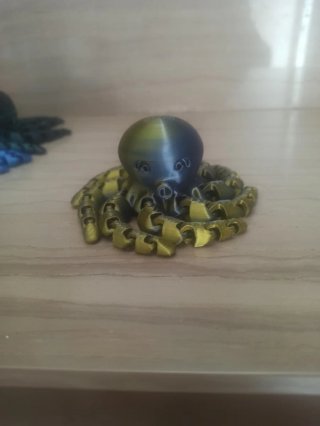 Pulpo articulado filamento bicolor
