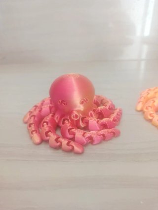 Pulpo articulado filamento bicolor