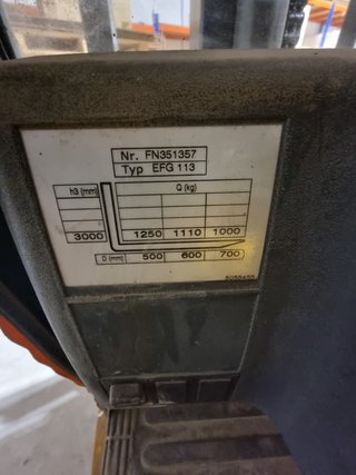 Carretilla elevadora Jungheinrich 3m 1.3k en Denia